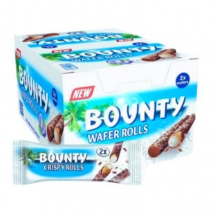Bounty Milk Chocolate & Coconut Crispy Rolls 23.4g 24 Units